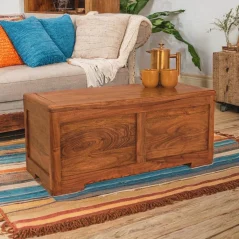 Acacia Wood Chest