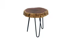 Acacia Wood Trunk Slice Table